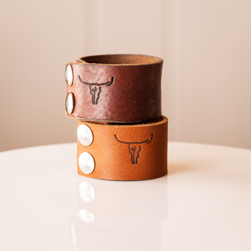 Icon Saddle Leather Cuff