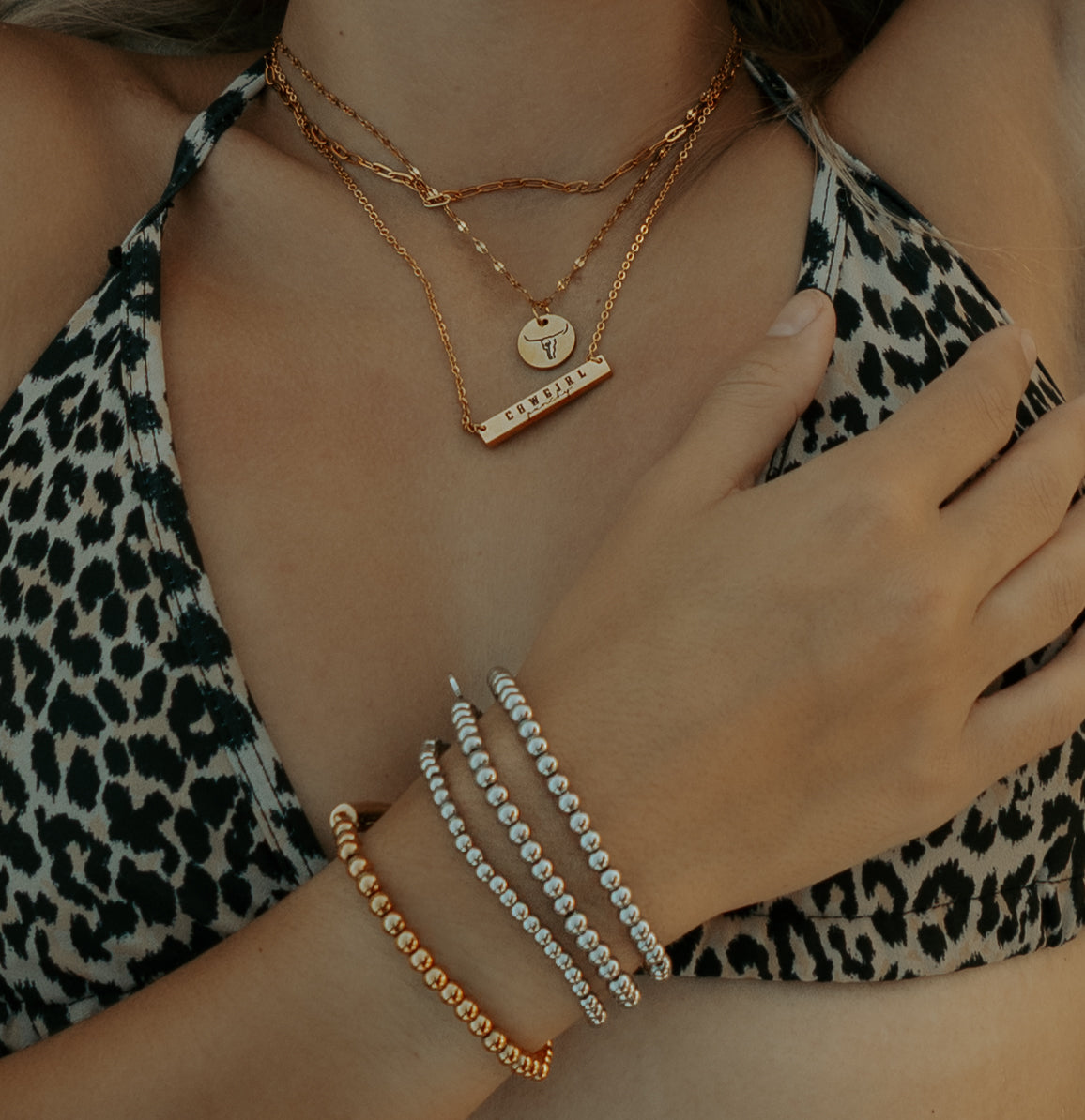 Triple Beaded Bracelet Set