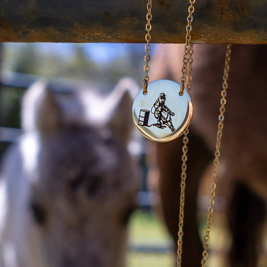 “Barrel Baddie” Pendant Necklace