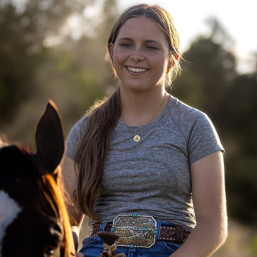 “Barrel Baddie” Pendant Necklace