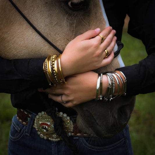 Bangle Bracelet | Mixed Metal (2-Pack)