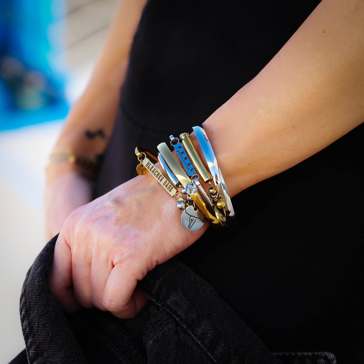Bangle Bracelet | Mixed Metal (2-Pack)