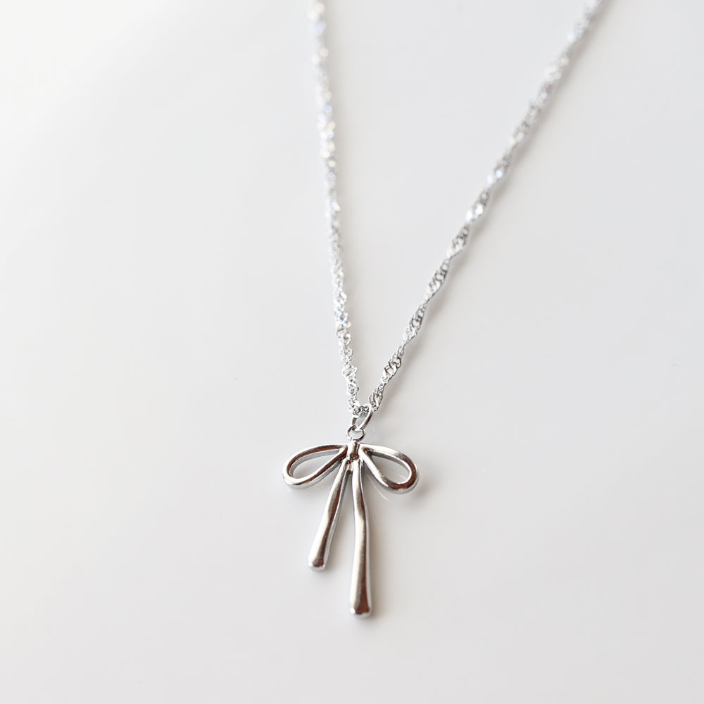 The "Bolo" Bow Necklace