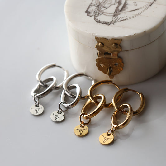 Icon Chain Link Earring