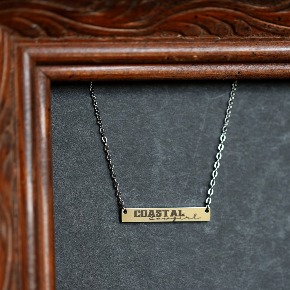 'Coastal Cowgirl' Bar Necklace