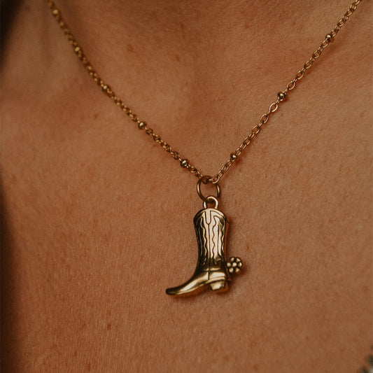 Dancing Boots Necklace
