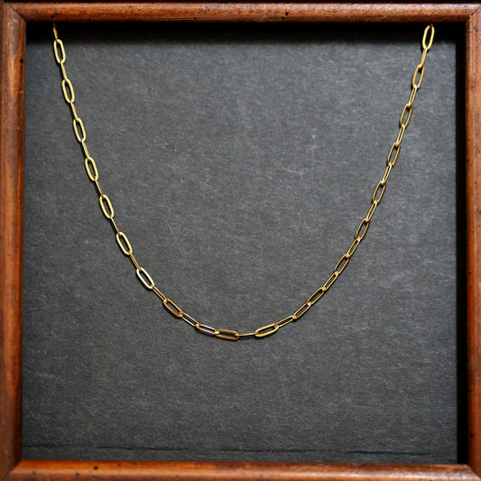 Dainty Paperclip Basic Chain