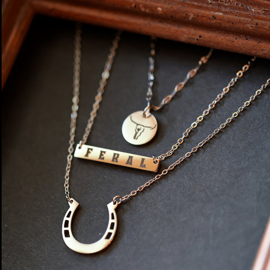'FERAL' Bar Necklace