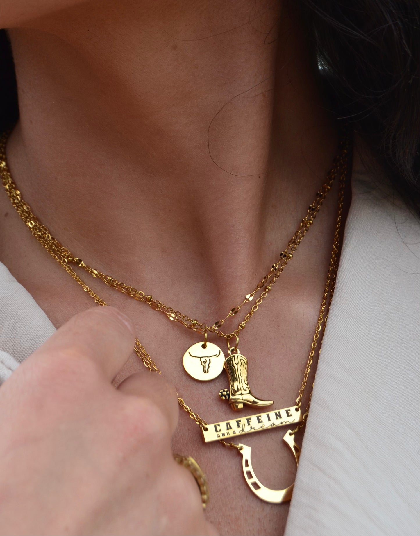 Dancing Boots Necklace