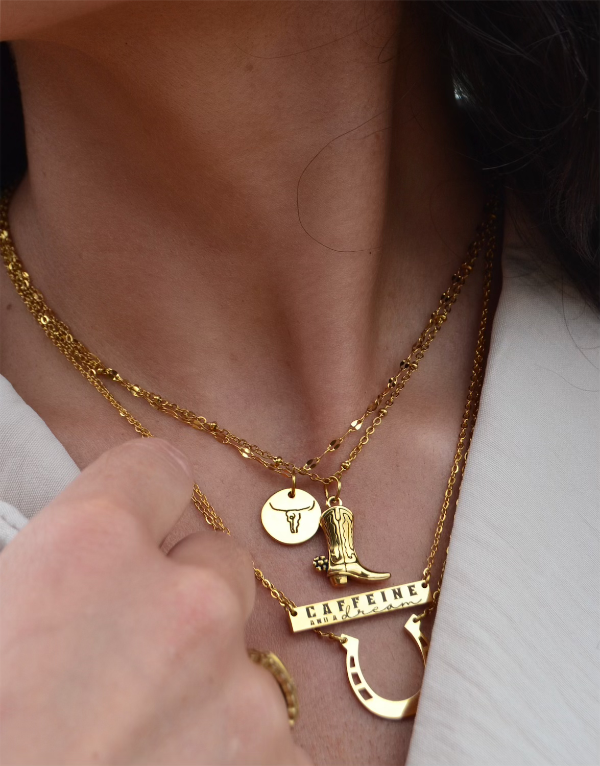 Dancing Boots Necklace
