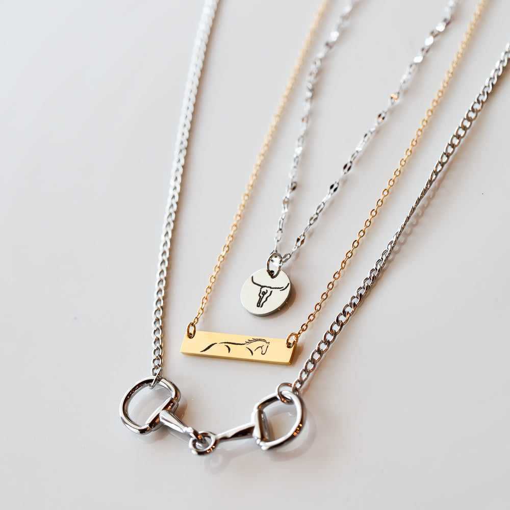 Limited Edition Sonora Horse Bar Necklace