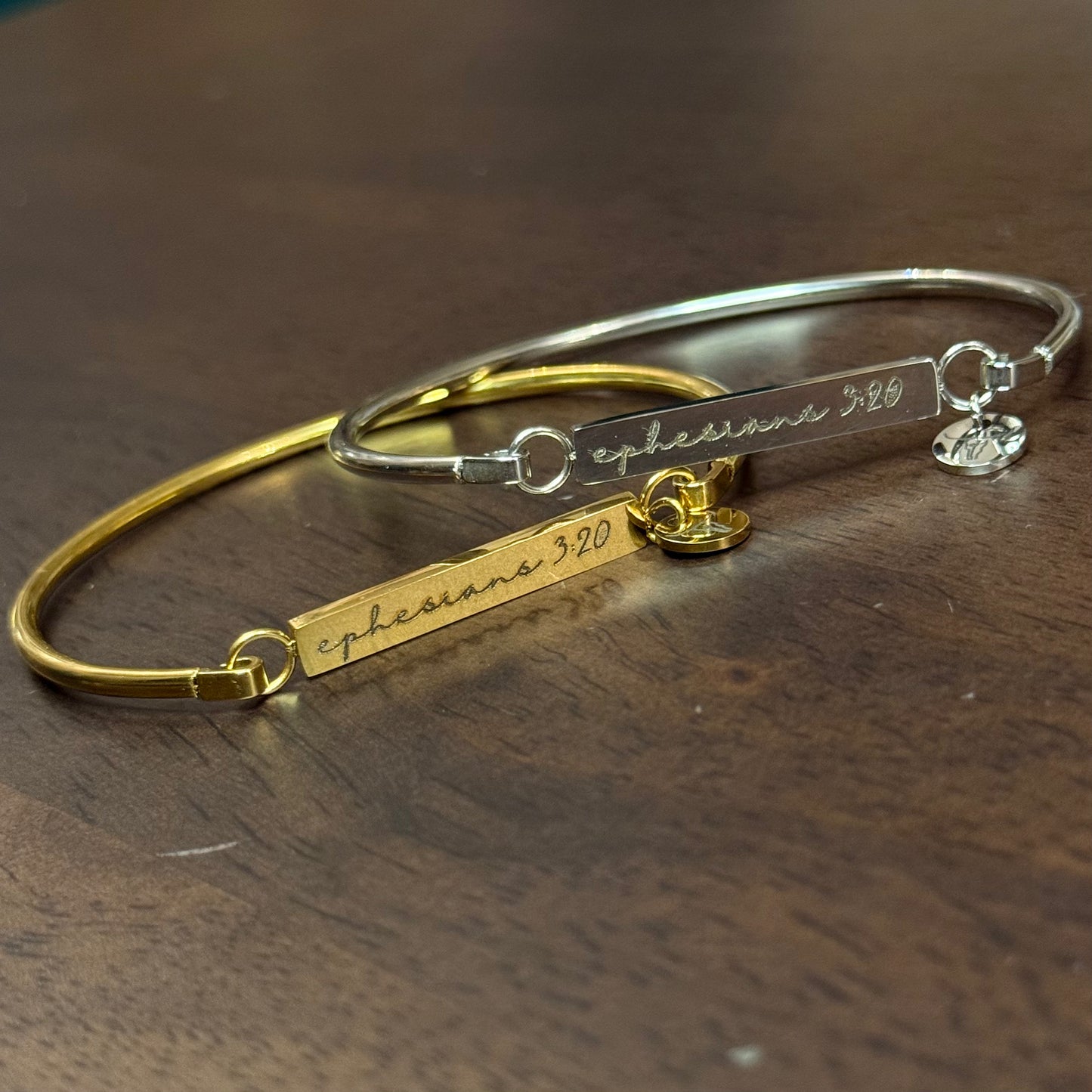 Ephesians 3:20 Bar Bracelet