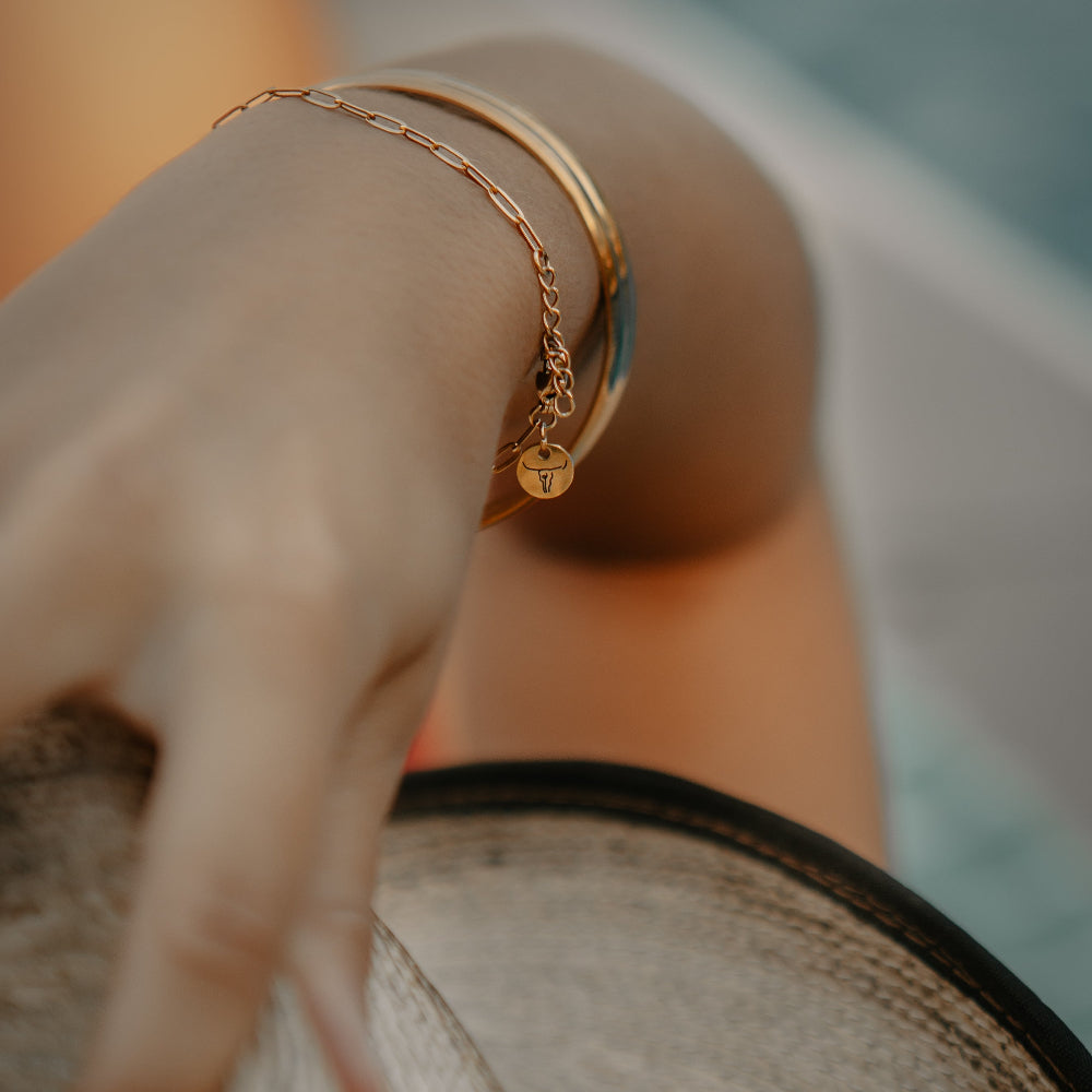 Dainty Paperclip Bracelet