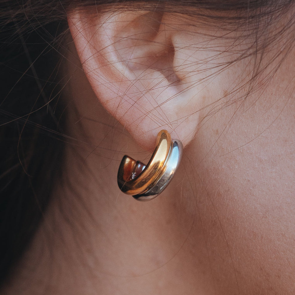 Mixed Metal Earrings