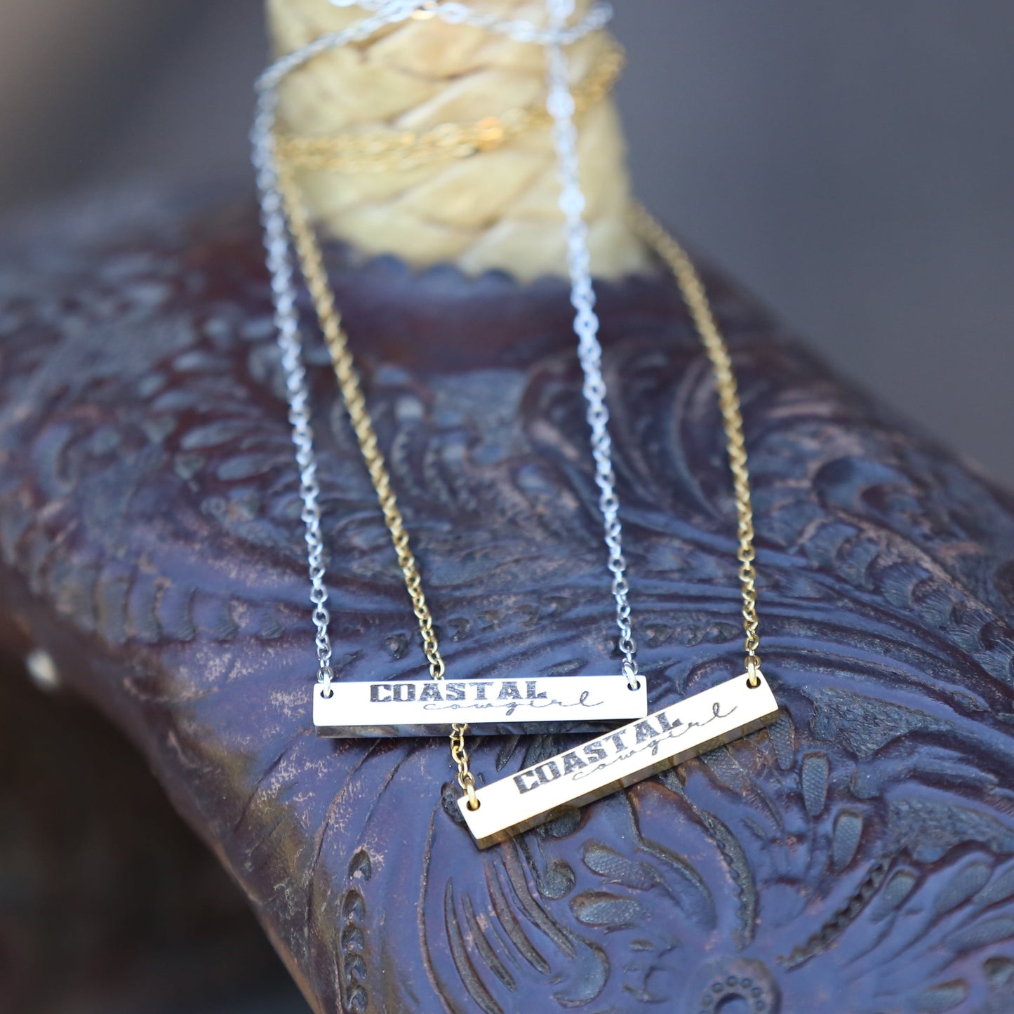 'Coastal Cowgirl' Bar Necklace