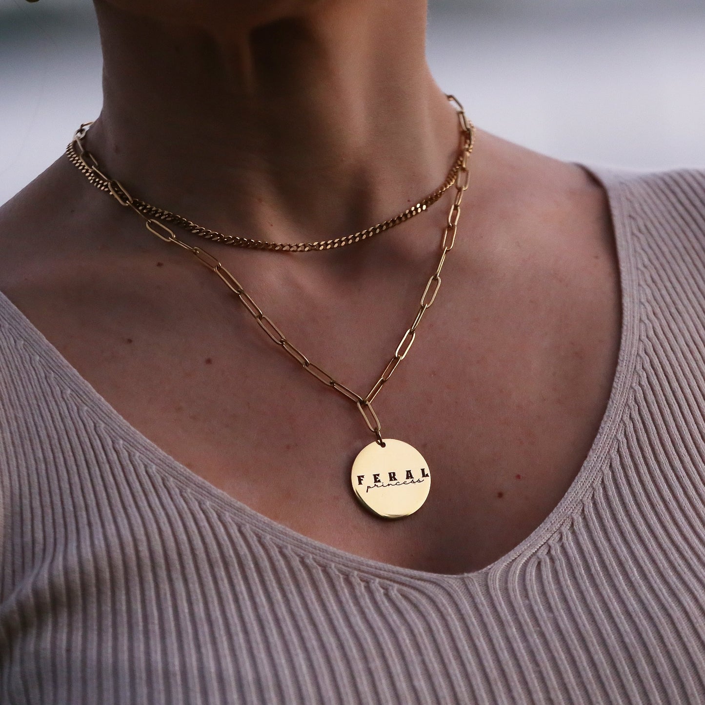 'Feral Princess' Pendant Necklace