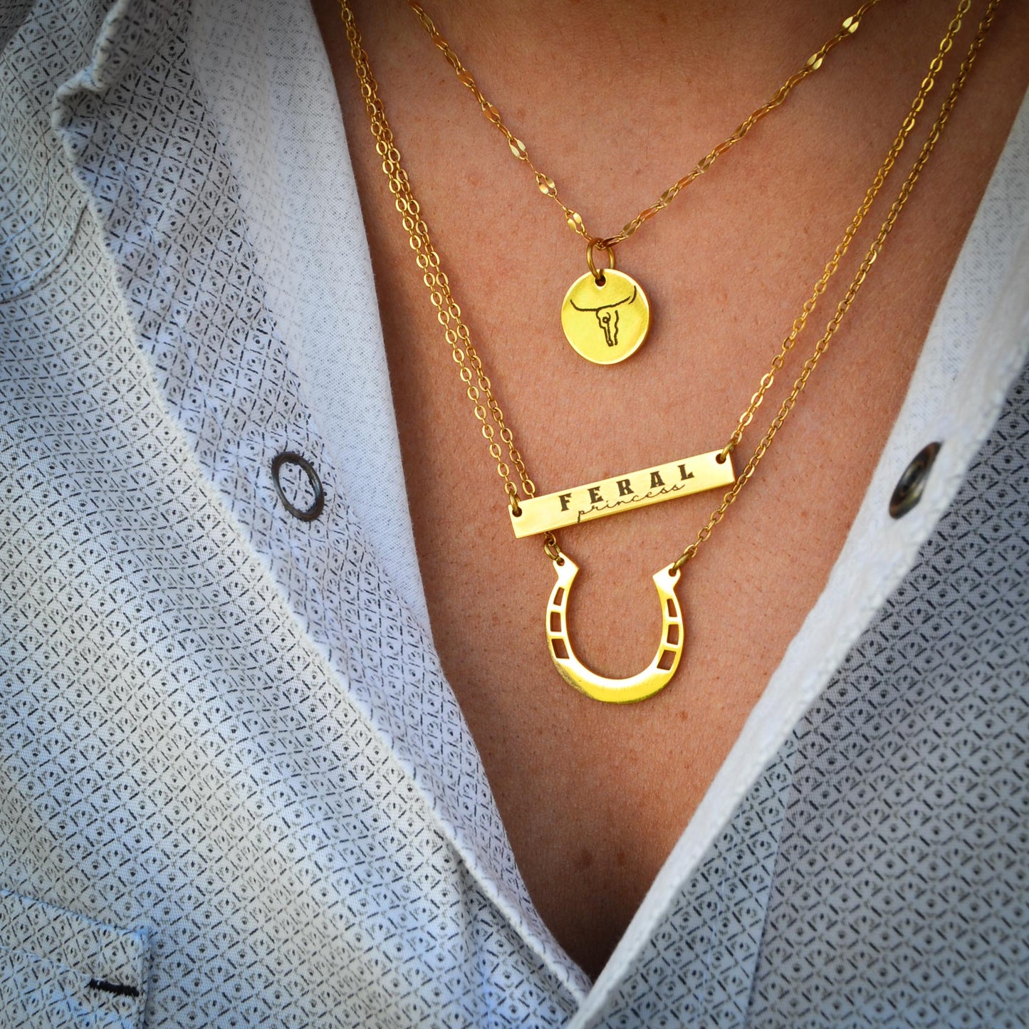 'Feral Princess' Layered Necklace Stack