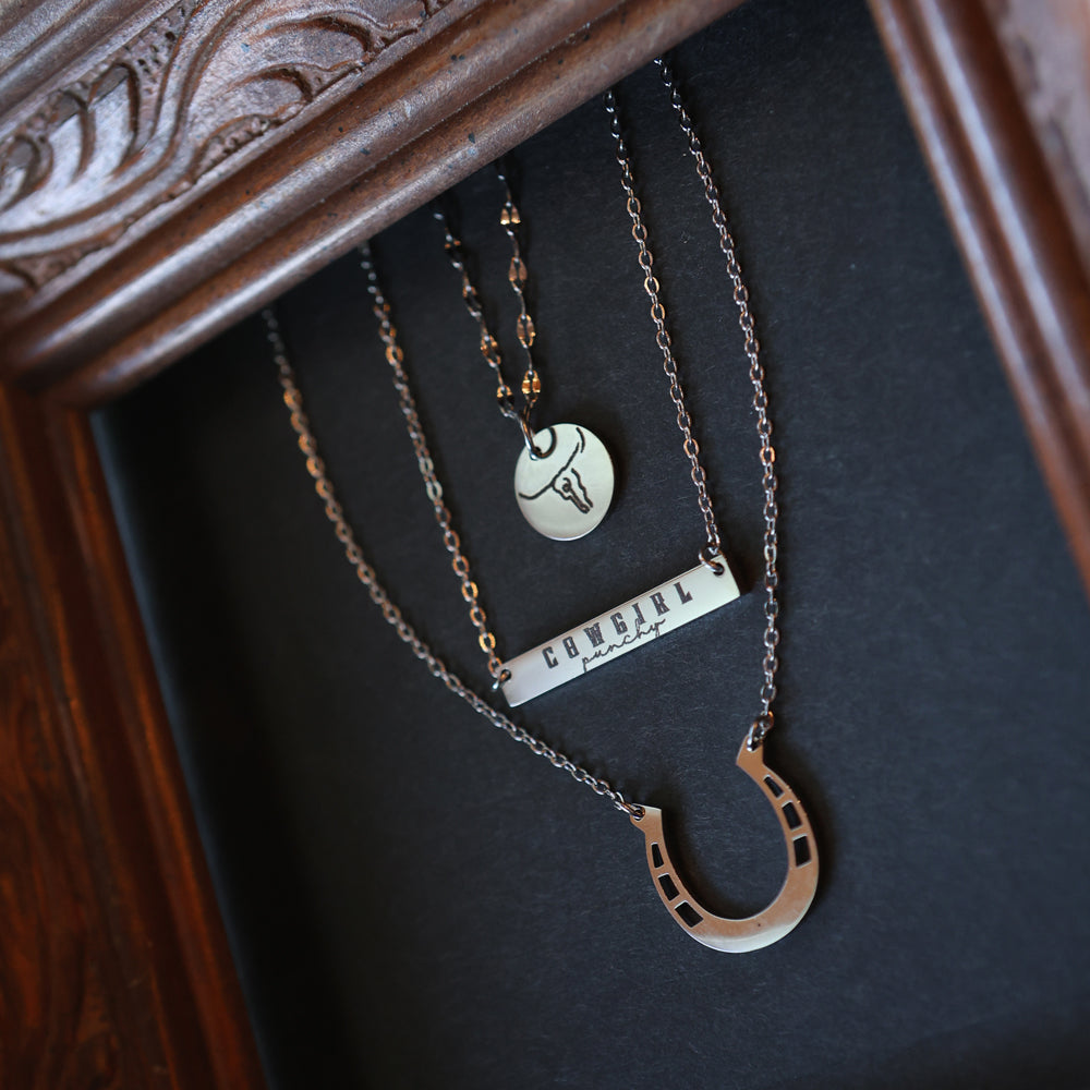 Cowgirl Punchy Bar Necklace
