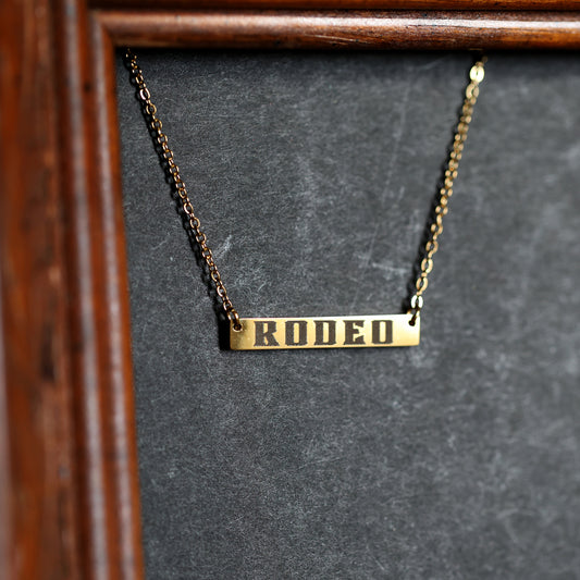 RODEO Bar Necklace