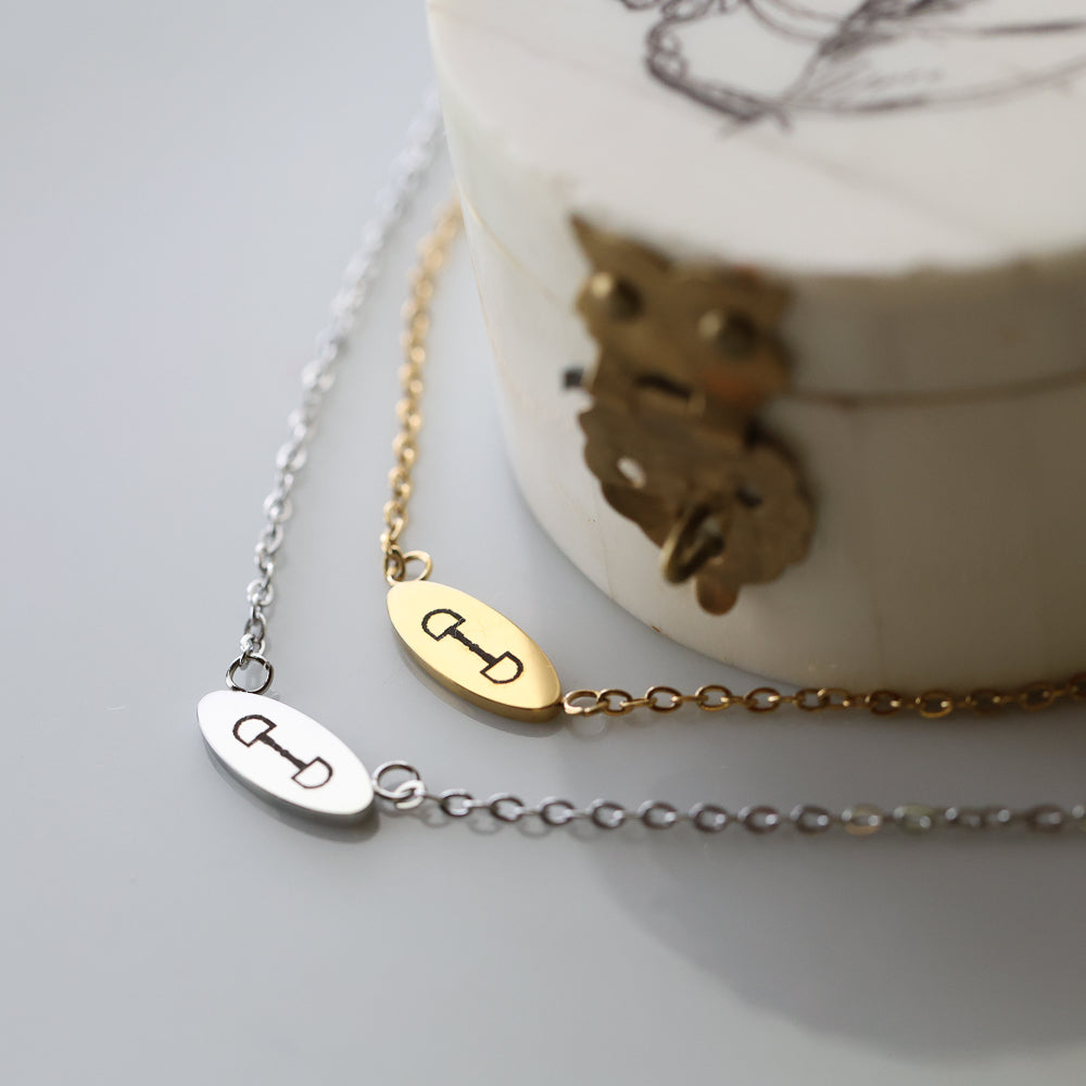 "The Annabelle" Dainty Snaffle Necklace