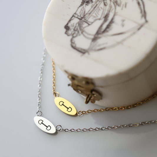 "The Annabelle" Dainty Snaffle Necklace