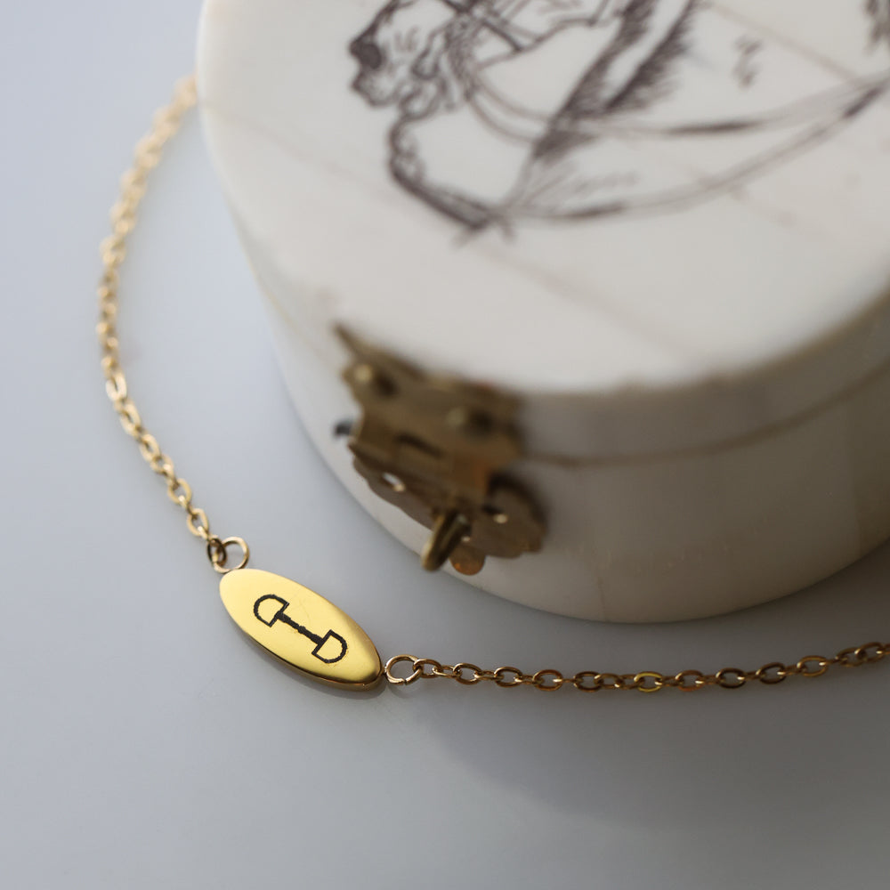 "The Annabelle" Dainty Snaffle Necklace