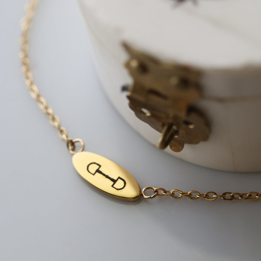 "The Annabelle" Dainty Snaffle Necklace