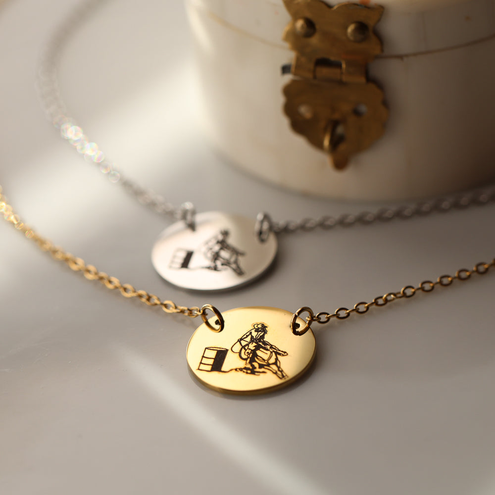 “Barrel Baddie” Pendant Necklace