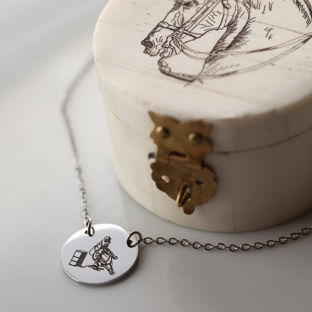 “Barrel Baddie” Pendant Necklace