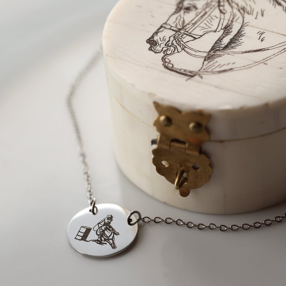 “Barrel Baddie” Pendant Necklace