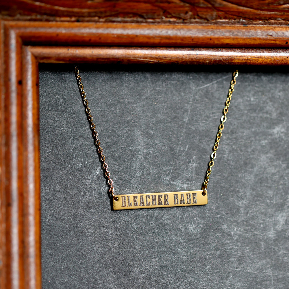 Bleacher Babe Bar Necklace