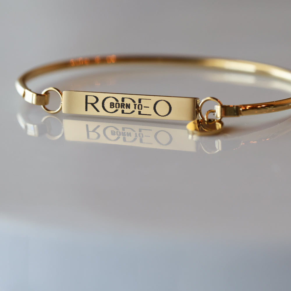 Born to Rodeo Bar Bracelet