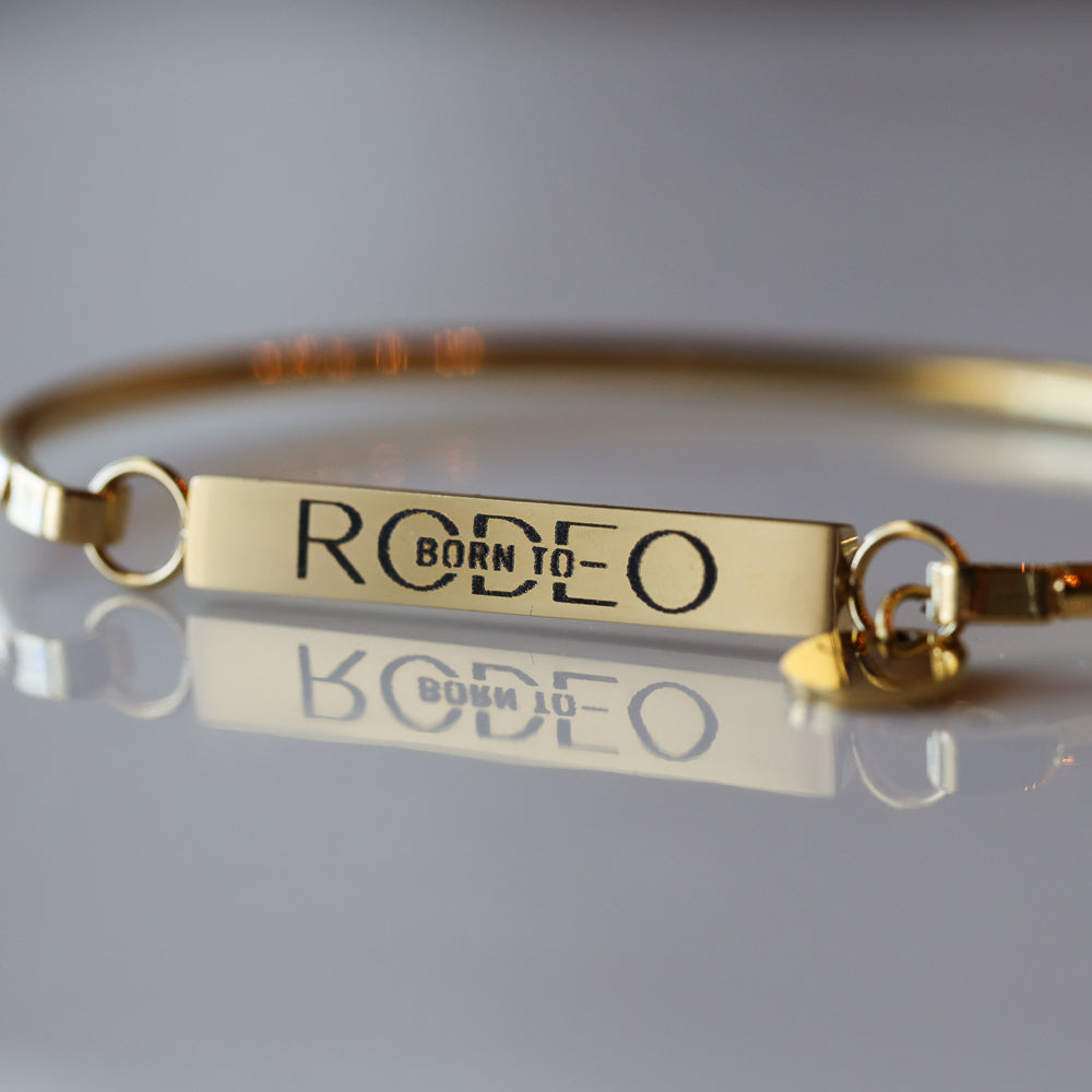 Born to Rodeo Bar Bracelet