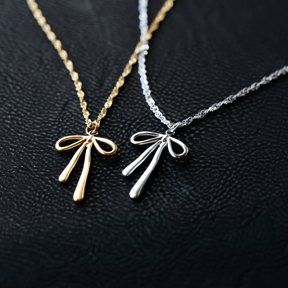 The "Bolo" Bow Necklace