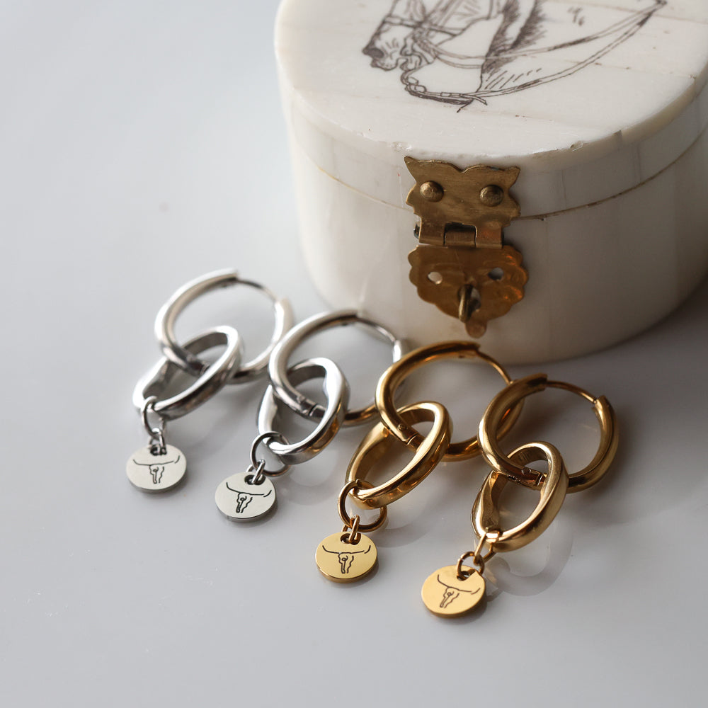 Icon Chain Link Earring