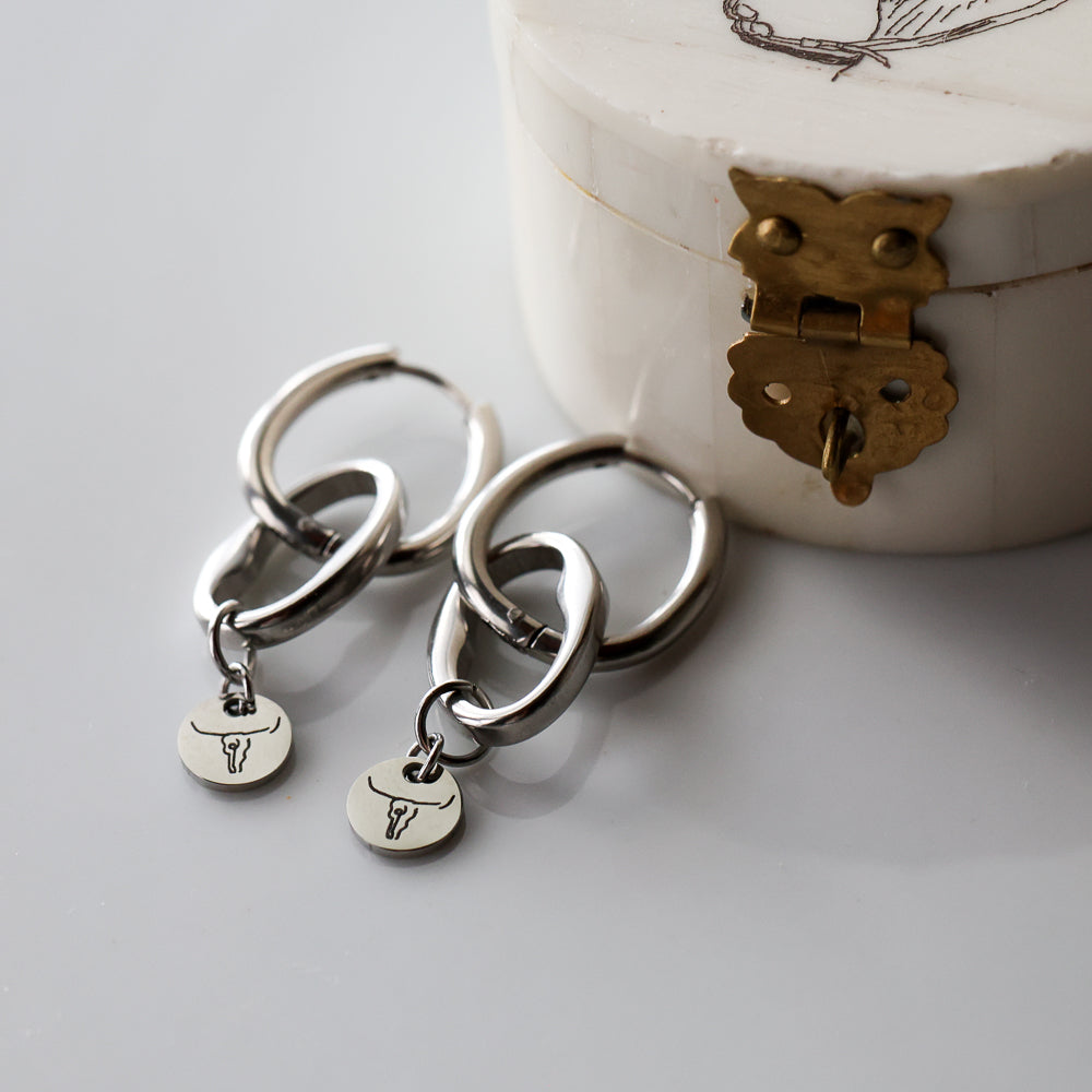 Icon Chain Link Earring