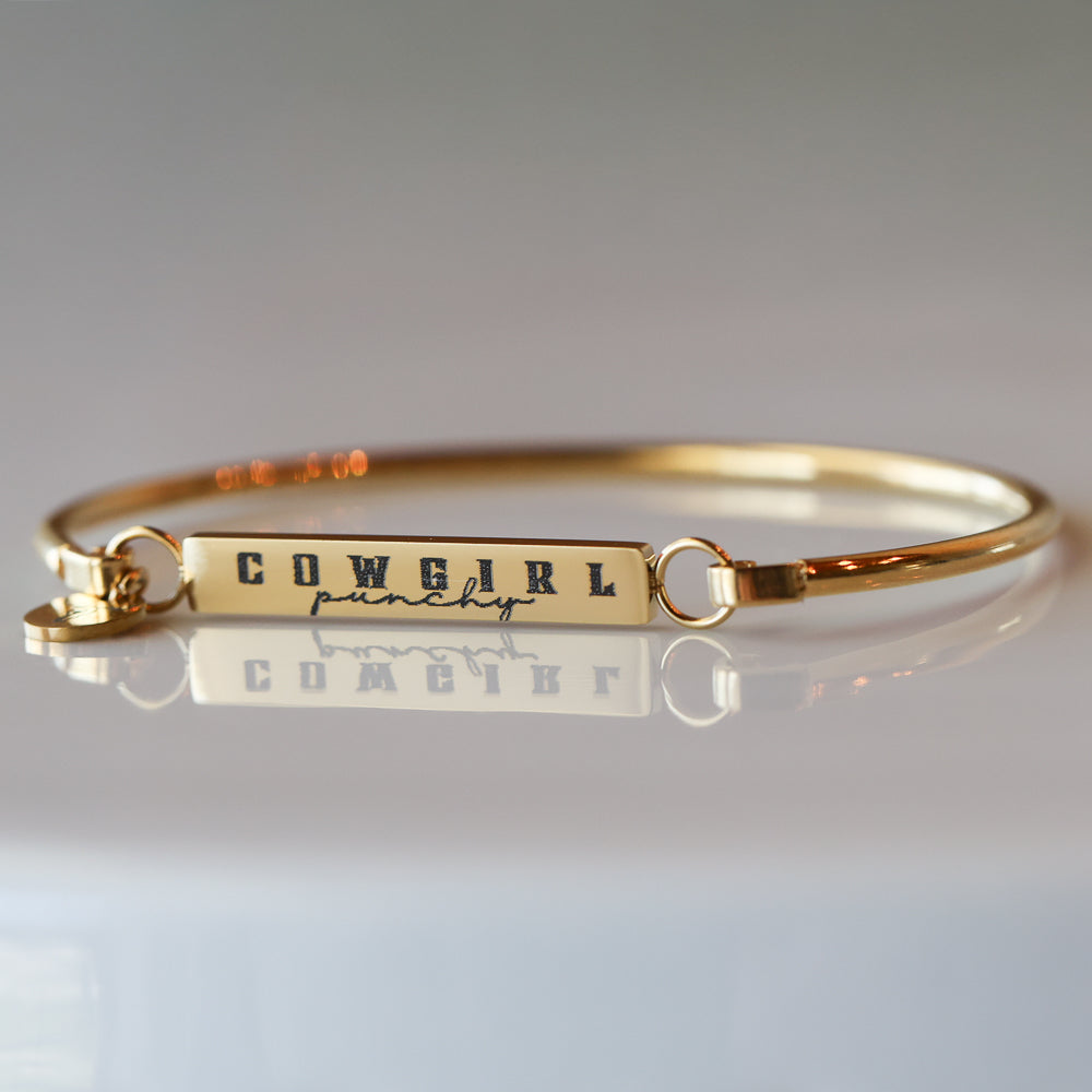 Cowgirl Punchy Bar Bracelet