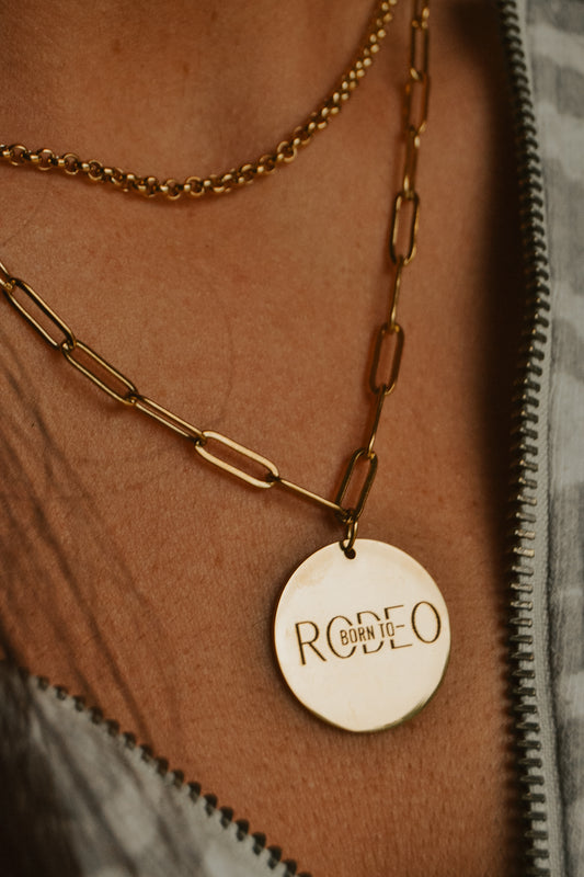 'Born To Rodeo' Pendant Necklace