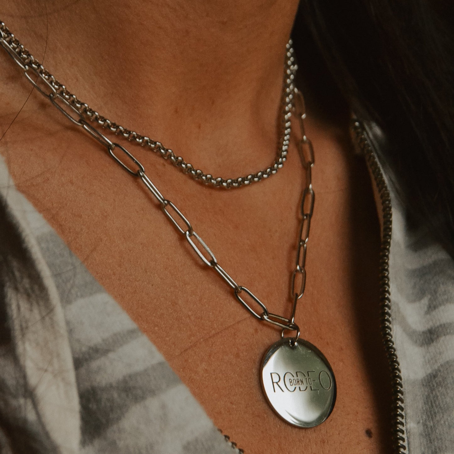 'Born To Rodeo' Pendant Necklace
