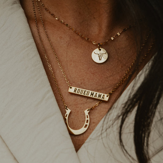 'Rodeo Mama' Layered Necklace Stack