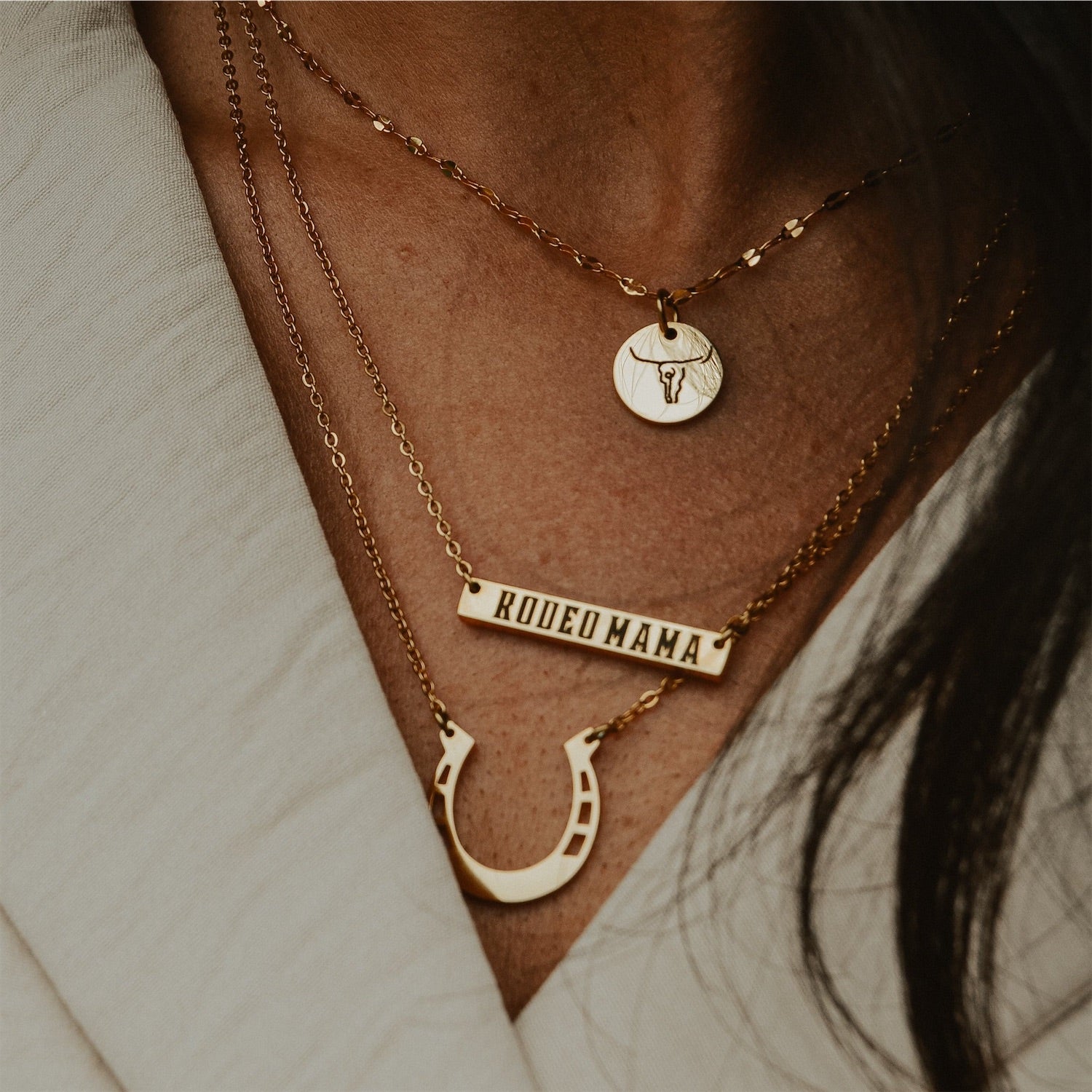 Rodeo Mama' Layered Necklace Stack – Casey Kearney Jewelry