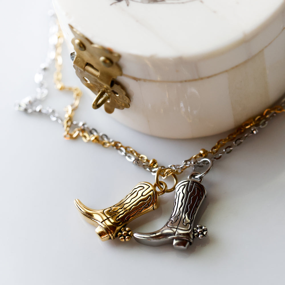 Dancing Boots Necklace