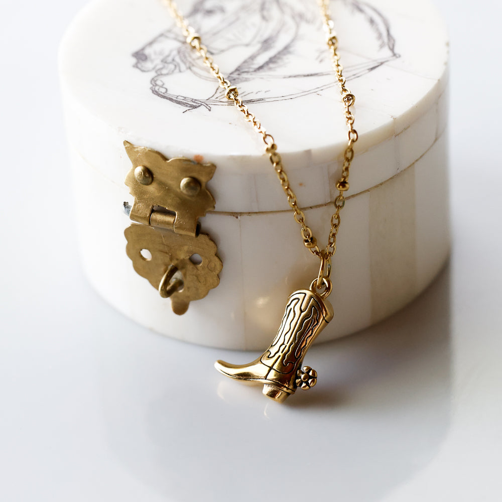 Dancing Boots Necklace