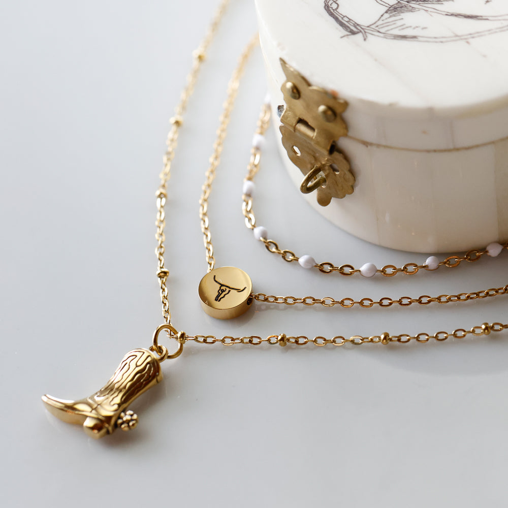 Dancing Boots Necklace