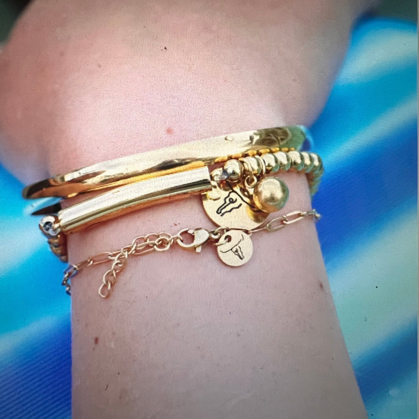 Dainty Paperclip Bracelet