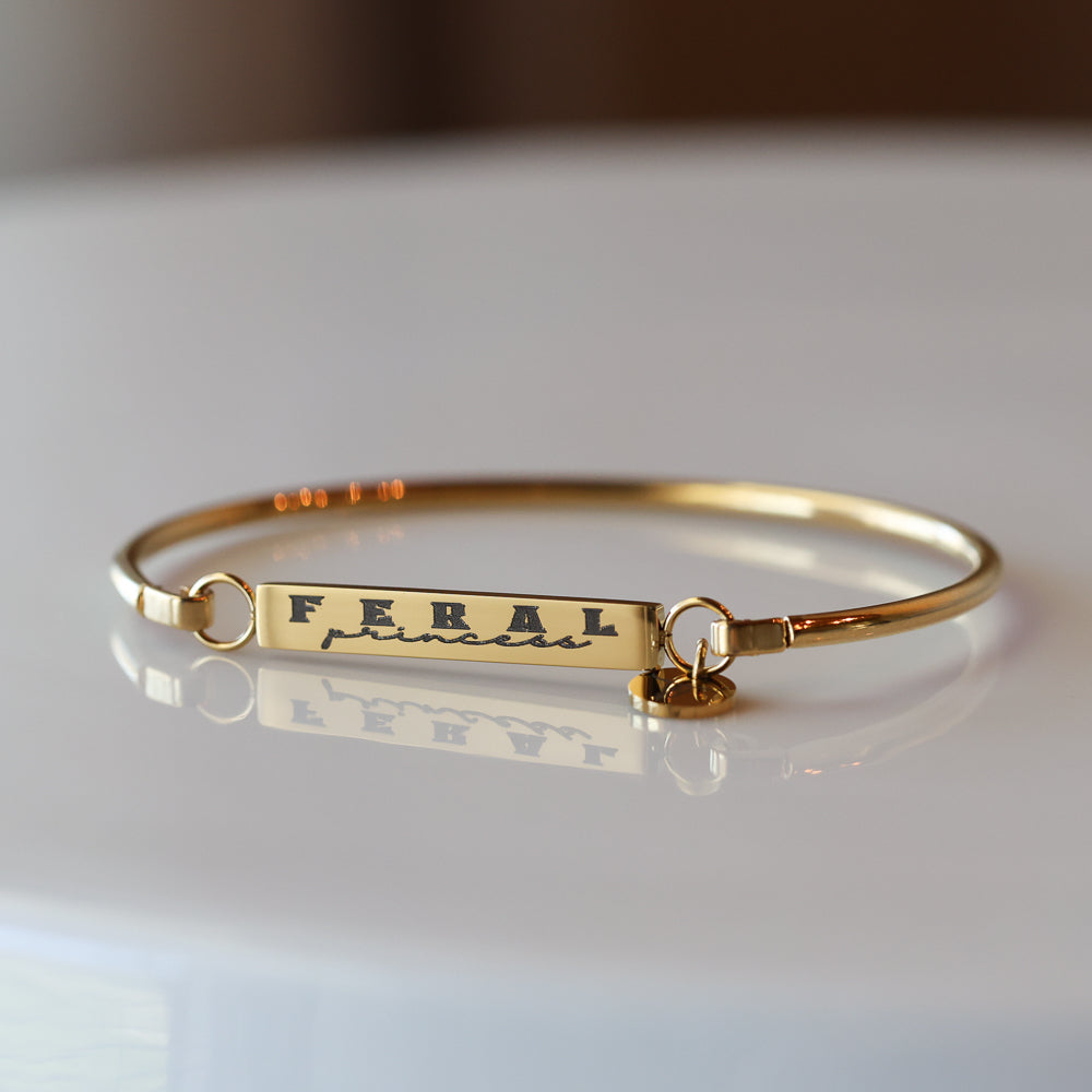 'Feral Princess' Bar Bracelet