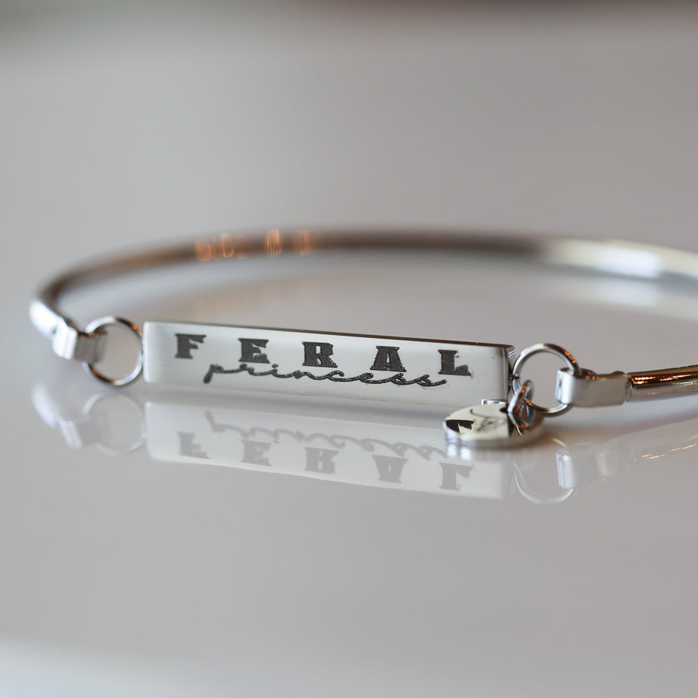 'Feral Princess' Bar Bracelet
