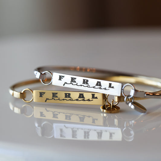 'Feral Princess' Bar Bracelet