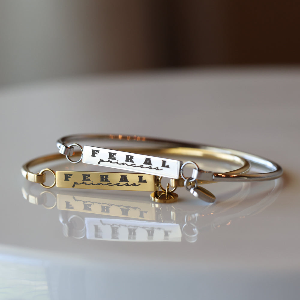 'Feral Princess' Bar Bracelet