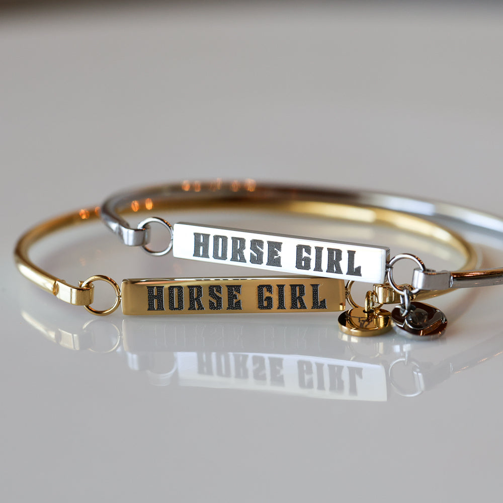 Horse Girl Bar Bracelet